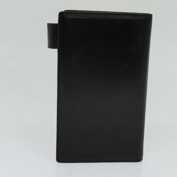 BURBERRY Day Planner Cover Leather Black Auth 108507 - Picture 2 of 16